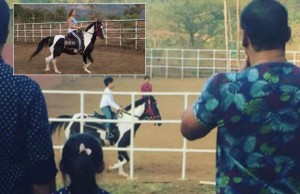 Spotted: Iulia Vantur Riding Salman Khan's Horse At His Farmhouse