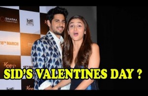 Watch: It's Not Alia Bhatt, Guess Who Will Sidharth Malhotra Celebrate Valentines Day With?