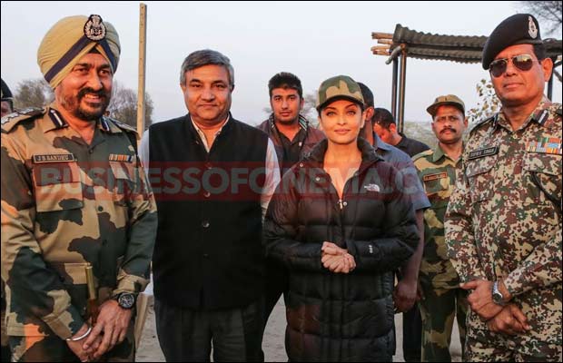 Aishwarya Rai Bachchan Spends Time With BSF Soldiers