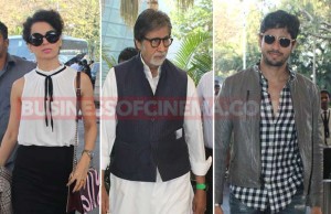 Airport Diaries: Amitabh Bachchan, Kangana Ranaut, Farhan Akhtar, Siddharth Malhotra And Others Snapped!