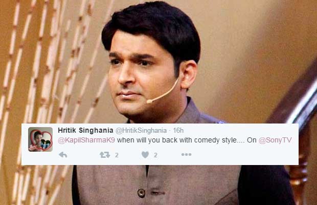 Kapil Sharma’s Reaction On His Rumoured Show Comedy Nights Style!
