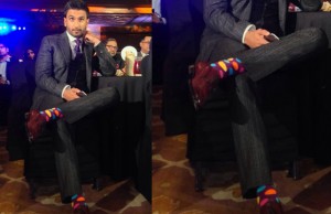 Stylish Or Weird: Ranveer Singh In Multicolored Polka Dotted Socks And Dapper Suit!