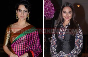 Trendy Or Not: Kangana Ranaut Goes Traditional, Sonakshi Sinha Opts For Western Look!
