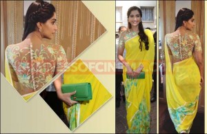 Photos: Not Sari, But Sonam Kapoor's Sheer Blouse Gives A Hot Look!