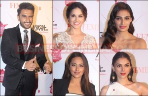 Photos: Sunny Leone, Sonakshi Sinha, Ranveer Singh And Others At Glitzy Femina Beauty Awards 2016