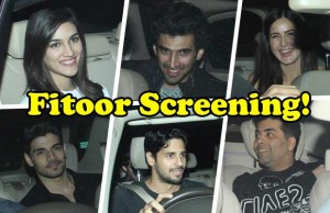 Photos: Katrina Kaif, Sidharth Malhotra, Aditya Roy Kapur And Others At Fitoor Screening!
