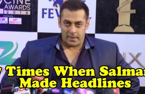 Watch: 7 Times When Salman Khan Made Headlines At Zee Cine Awards