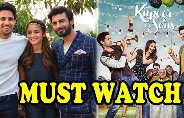 Watch: Here’s Why Sidharth-Alia-Fawad Starrer Kapoor & Sons Is A Must Watch!