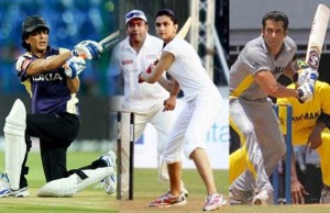 Rare Seen Photos: Bollywood Stars Shah Rukh Khan, Salman Khan And Others Playing Cricket
