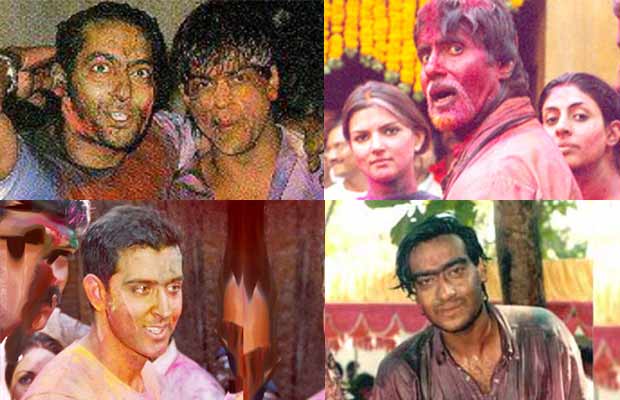 Rare Unseen Photos: Quirky And Hilarious Holi Moments Of Bollywood Celebrities