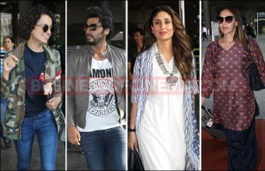 Airport Diaries: Kangana Ranaut, Kareena Kapoor Khan, Arjun Kapoor And Others Snapped
