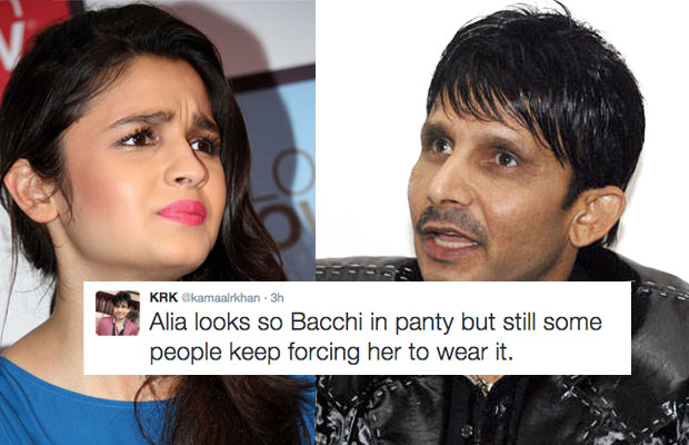 Finally Alia Bhatt Reacts At KRK’s Nasty Comment Over Her Bikini Look!