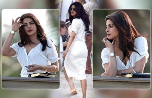 Caught In Action: Priyanka Chopra Glams Up On The Set Of Baywatch