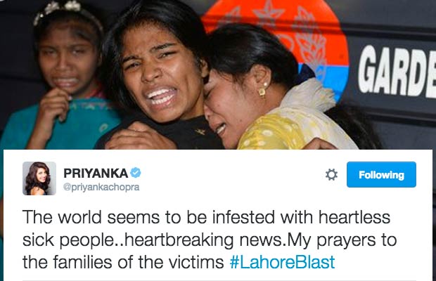 Bollywood Express Grief Over Victims Of Lahore Blast