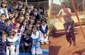 Salman Khan And Anushka Sharma Have A KID Moment On Sultan Sets!