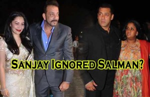 Did Sanjay Dutt Ignore Salman Khan At Kresha Bajaj's Wedding Reception?