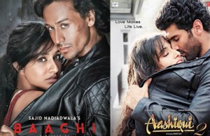 Shraddha Kapoor-Tiger Shroff's Baaghi Poster A Copy Of Aashiqui 2 Poster?