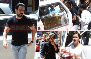 Photos: B-Town At Emraan Hashmi's Mother Maherahh Hashmi's Funeral