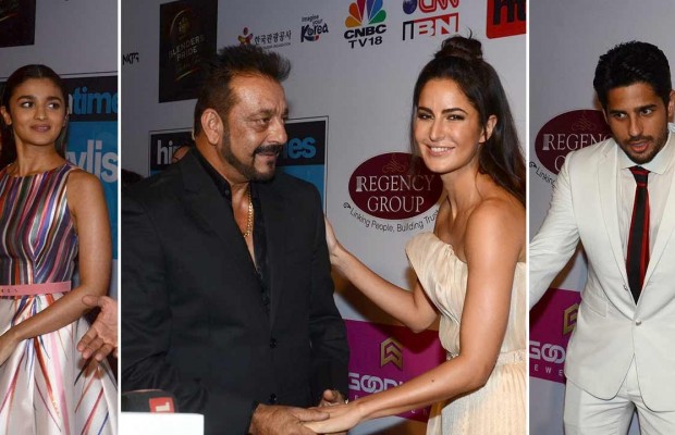 Watch: Sidharth Malhotra, Alia Bhatt And Katrina Kaif Greet Sanjay Dutt With Hugs!