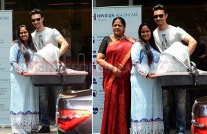 Just In Pics: Salman Khan's Sister Arpita And Aayush Leave The Hospital With Baby Ahil