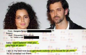 Alert! Kangana Ranaut’s Desperate Emails To Hrithik Roshan Leaked!