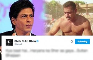Here's What Shah Rukh Khan Feels About Salman Khan's Sultan Teaser