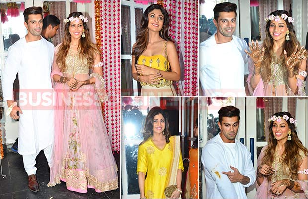 Just In Photos: Shilpa Shetty And Others At Karan Singh Grover And Bipasha Basu’s Mehendi Ceremony