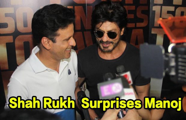 Watch: Shah Rukh Khan Surprises Manoj Bajpayee And Crashes His Interview!
