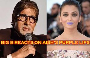 Amitabh Bachchan Finally Speaks On Aishwarya's Purple Lips!