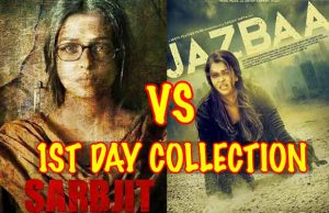 Box Office: Aishwarya Rai Bachchan's Sarbjit VS Jazbaa First Day Collection