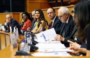 Jacqueline Fernandez At The European Parliament