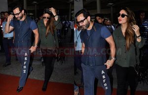 Snapped: Saif Ali Khan And Kareena Kapoor Return To Mumbai After Holidaying In London