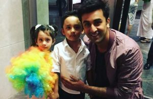 Ranbir Kapoor Turned Into A Kid While Posing With Sanjay Dutt's Kids