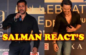Salman Khan's Reply To Tiger Shroff's Dance Skills