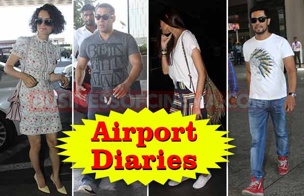 Airport Spotting: Salman Khan, Kangana Ranaut And Others Snapped