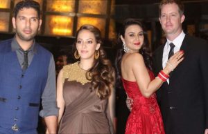 Watch: Yuvraj Singh With Fiancee Hazel Keech At Preity Zinta's Wedding Reception