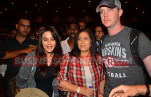 Airport Diaries: Post Visit To Taj Mahal, Preity Zinta Returns To Mumbai With Hubby Gene Goodenough