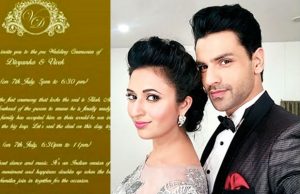 Look! Here Is The Wedding Card Of Divyanka Tripathi And Vivek Dahiya