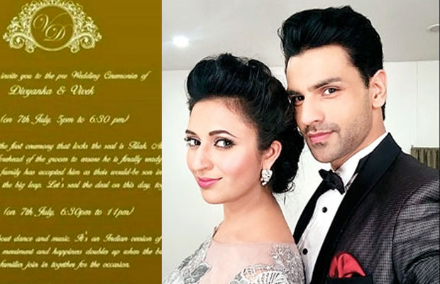 Look! Here Is The Wedding Card Of Divyanka Tripathi And Vivek Dahiya