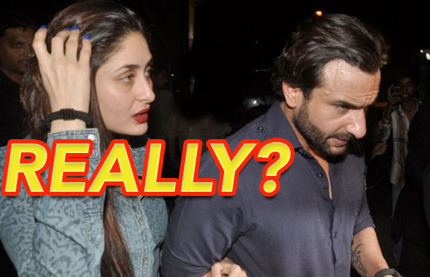 Kareena Kapoor Khan And Saif Ali Khan Might Never Work Together!