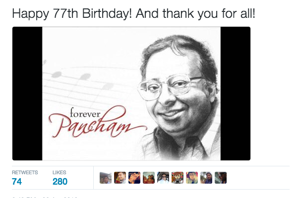 Bollywood Celebs Shower Love And Birthday Wishes For R D Burman