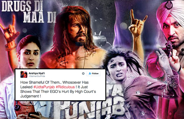 Here’s How Twitteratis Reacted Over Udta Punjab Movie LEAKED Online