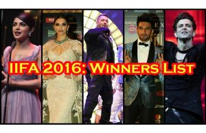 IIFA 2016: Complete List of  Winners