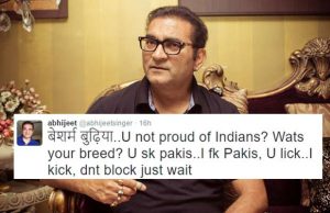Complaint Filed Against Singer Abhijeet Bhattacharya For Abusing And Attacking Journalist!