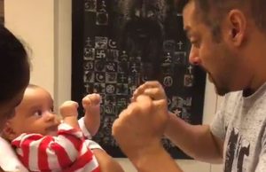 Salman Khan Sings Sultan Track For Little Nephew Ahil While They Play Wrist Fight