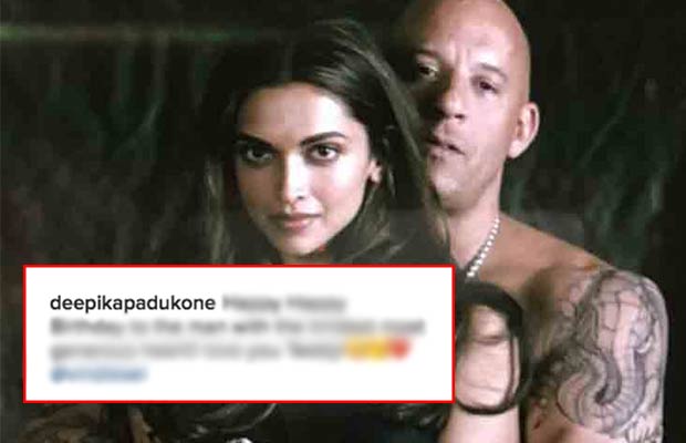 Deepika Padukone’s Birthday Wish To Vin Diesel Is So Adorable!