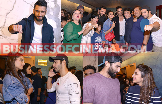 Inside Photos: Varun, Jacqueline, Ranveer, Sonam, Akshay And Others Attended The Star Studded Screening Of Dishoom!