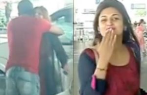 Adorable: Vivek Dahiya Sees Off Lady Love Divyanka Tripathi With A Hug
