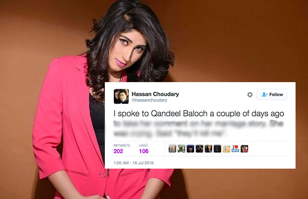 OMG! Hassan Choudary Reveals Qandeel Baloch’s Murder Was Pre-Planned!