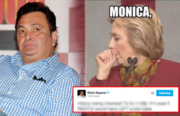 Rishi Kapoor Lashes Out At Twitterati After Getting Slammed For His Tweet On Hillary Clinton!
